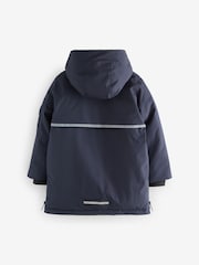 Clarks Navy Boys Shower Resistant Padded Tech Coat - Image 12 of 16