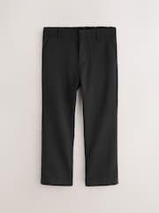 Clarks Black Regular Fit Plus Boys Waist School Trousers - Image 1 of 4