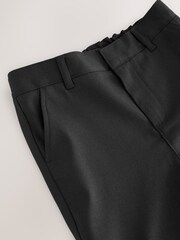 Clarks Black Regular Fit Plus Boys Waist School Trousers - Image 3 of 4