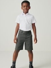 Clarks Grey Boys Pull-On Regular School Shorts - Image 3 of 16