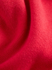 Clarks Red Unisex Knitted School Jumper - Image 10 of 10