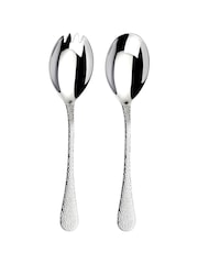 Arthur Price Stainless Steel Avalon Salad Serving Spoon & Fork - Image 2 of 5