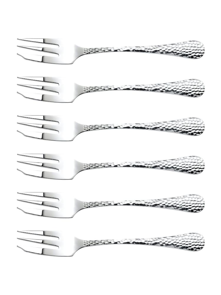 Arthur Price Set of 6 Stainless Steel Avalon Pastry Forks - Image 2 of 5