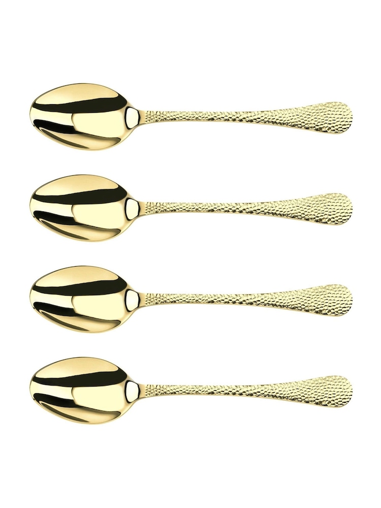 Arthur Price Set of 4 Champagne Gold Avalon Serving Spoons - Image 2 of 5