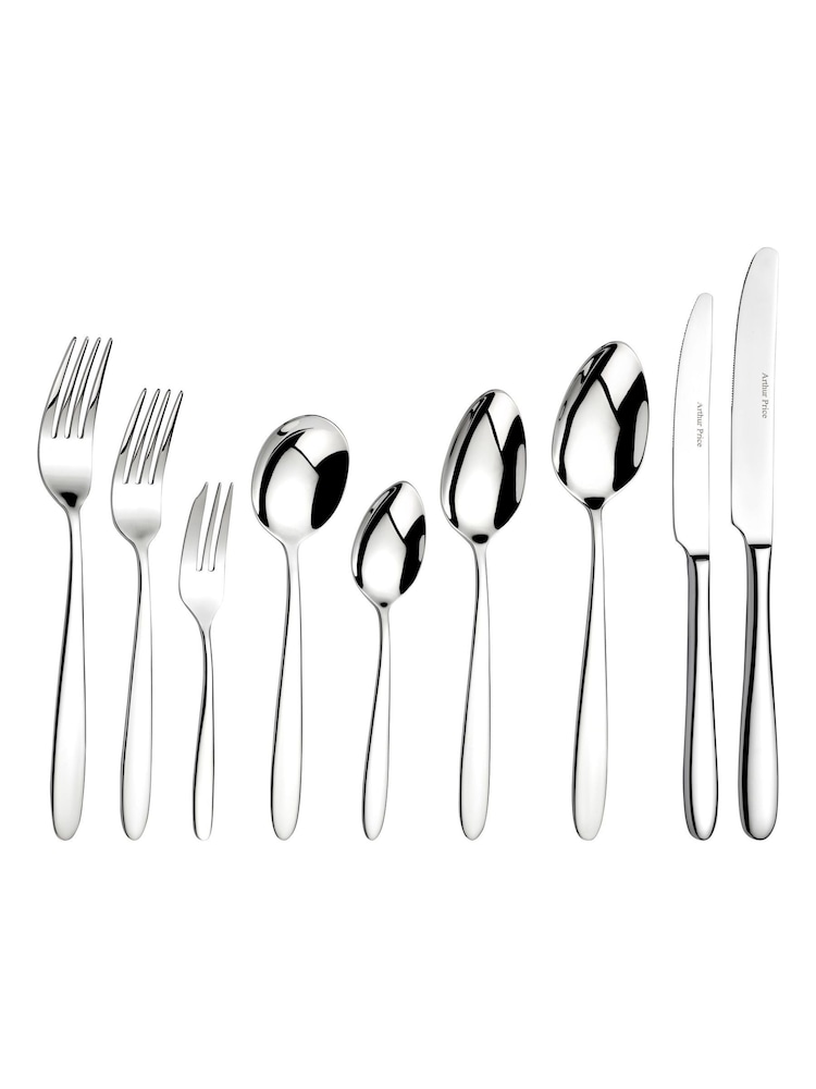 Arthur Price Stainless Steel Pure 76 Piece 8 Person Cutlery Set - Image 2 of 4