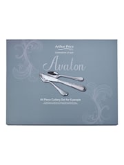 Arthur Price Stainless Steel Avalon 44 Piece 6 Person Cutlery Set - Image 4 of 4