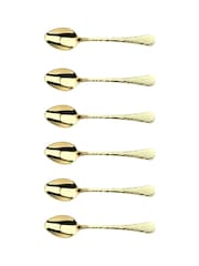 Arthur Price Champagne Gold Avalon Set of 6 Teaspoons - Image 2 of 5