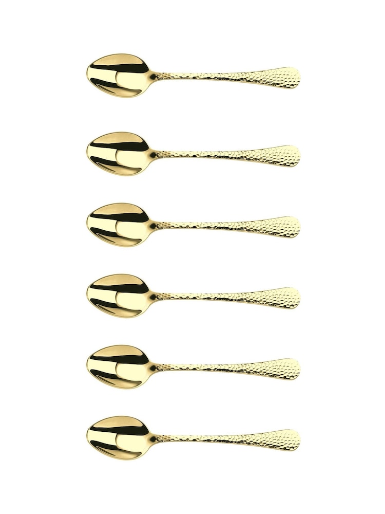 Arthur Price Champagne Gold Avalon Set of 6 Teaspoons - Image 2 of 5