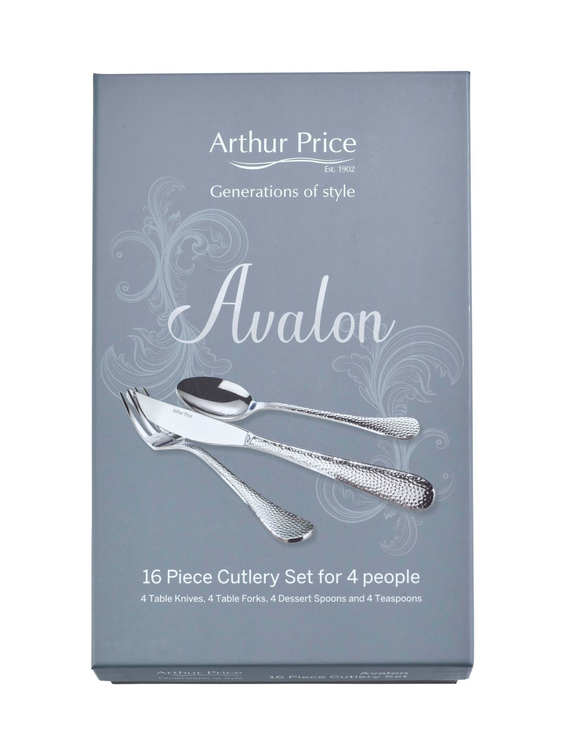 Buy Arthur Price Set of 4 Stainless Steel Avalon 16 Piece 4 Person