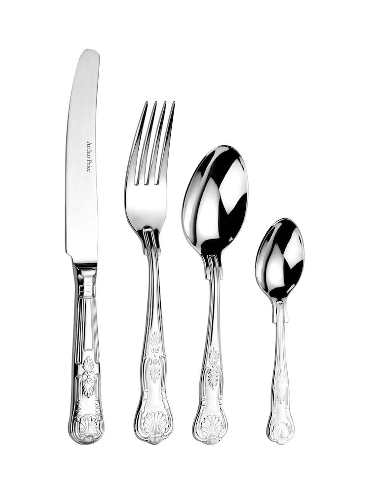 Arthur Price 32 Piece Stainless Steel Kings 8 Person Cutlery Set - Image 2 of 4