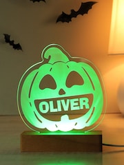 Personalised Pumpkin Outdoor LED Light by PMC - Image 3 of 3