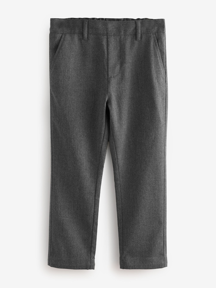 Clarks Grey Boys Pull On Regular Fit Trousers 2 Pack - Image 2 of 7