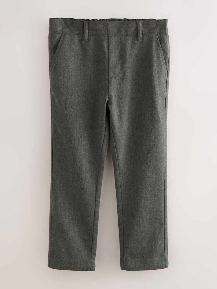 Clarks Black Boys Pull On Regular Fit Trousers 2 Pack - Image 2 of 2