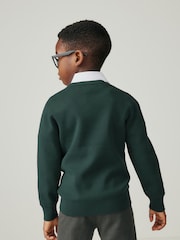 zelena - Clarks Unisex Knitted School Jumper - Slika 2 iz 9