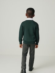 zelena - Clarks Unisex Knitted School Jumper - Slika 3 iz 9