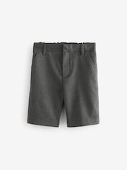 Clarks Grey Regular Boys Fastening School Shorts 2 Pack - Image 2 of 7