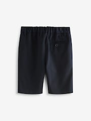 Clarks Navy Regular Boys Fastening School Shorts 2 Pack - Image 2 of 8