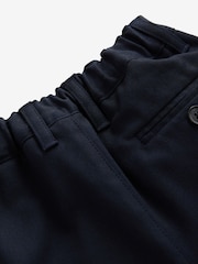 Clarks Navy Regular Boys Fastening School Shorts 2 Pack - Image 6 of 8