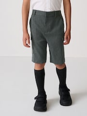 Clarks Grey Regular Boys Cargo Pull On School Shorts - Image 2 of 7