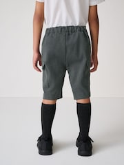 Clarks Grey Regular Boys Cargo Pull On School Shorts - Image 3 of 7