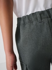 Clarks Grey Regular Boys Cargo Pull On School Shorts - Image 5 of 7