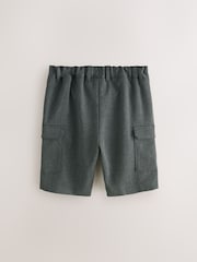 Clarks Grey Regular Boys Cargo Pull On School Shorts - Image 7 of 7