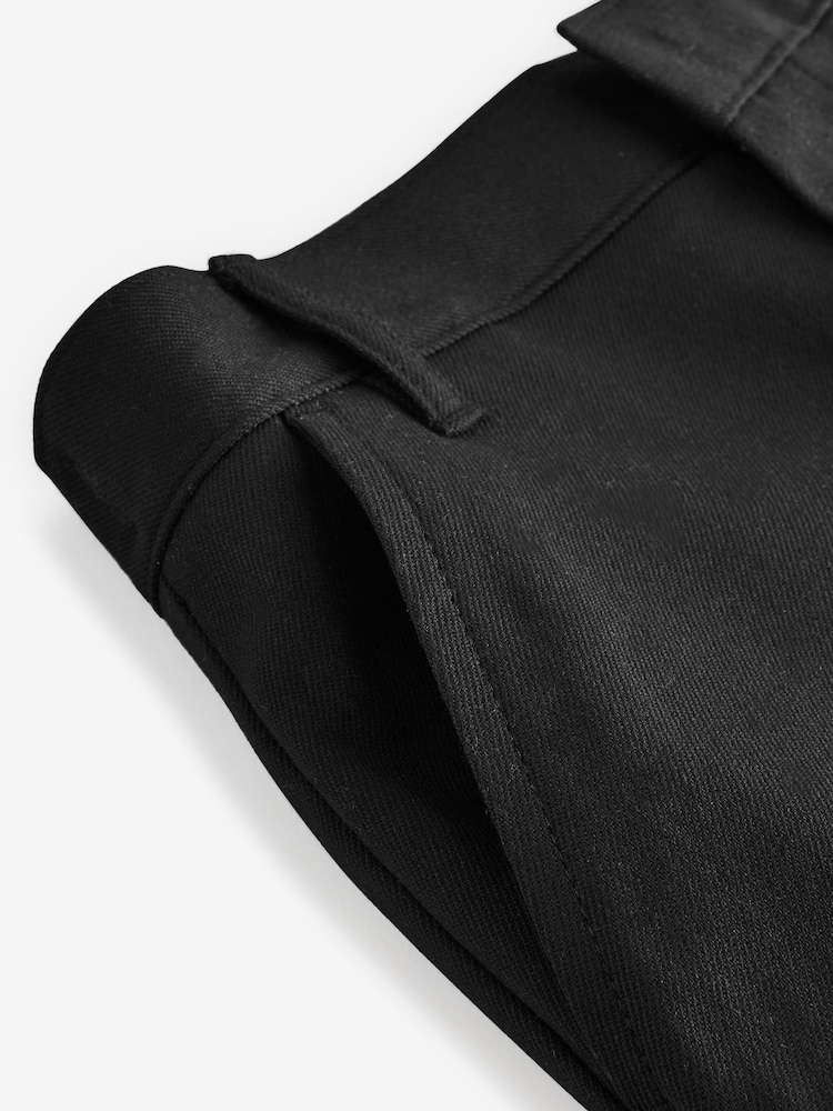 Clarks Black Regular Boys Fastening School Shorts 2 Pack - Image 6 of 6
