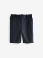 Clarks Navy Regular Boys Pull-On School Shorts 2 Pack - Image 3 of 9