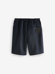 Clarks Navy Regular Boys Pull-On School Shorts 2 Pack - Image 4 of 9