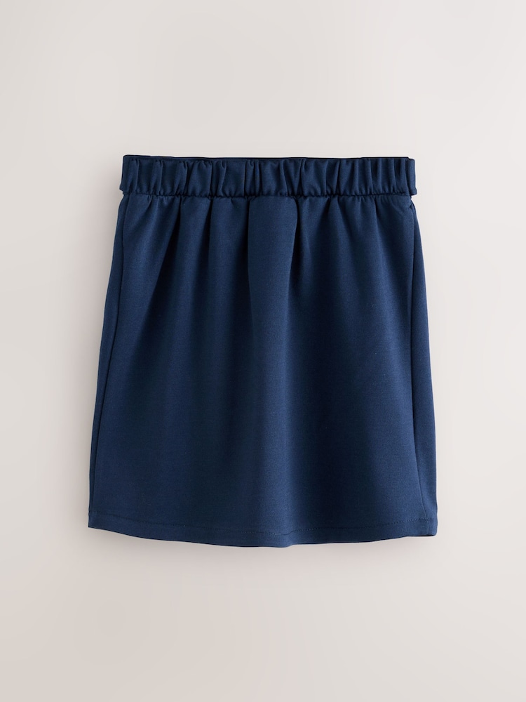 Clarks Navy Girls Pull-On Ponte Pencil School Skirts 2 Pack - Image 2 of 5