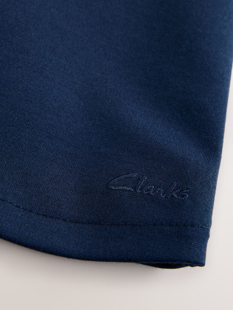 Clarks Navy Girls Pull-On Ponte Pencil School Skirts 2 Pack - Image 5 of 5