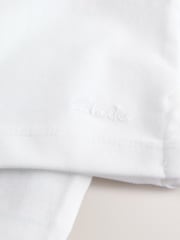 Clarks White Boys Short Sleeve School Polo Shirts 5 Pack - Image 9 of 10