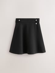 Clarks Black Girls Pull-On Ponte Skater School Skirts 2 Pack - Image 3 of 7