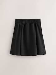 Clarks Black Girls Pull-On Ponte Skater School Skirts 2 Pack - Image 4 of 7