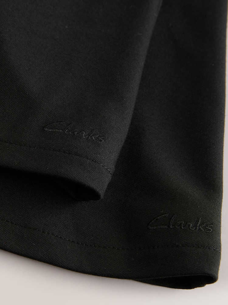 Clarks Black Girls Pull-On Ponte Skater School Skirts 2 Pack - Image 7 of 7
