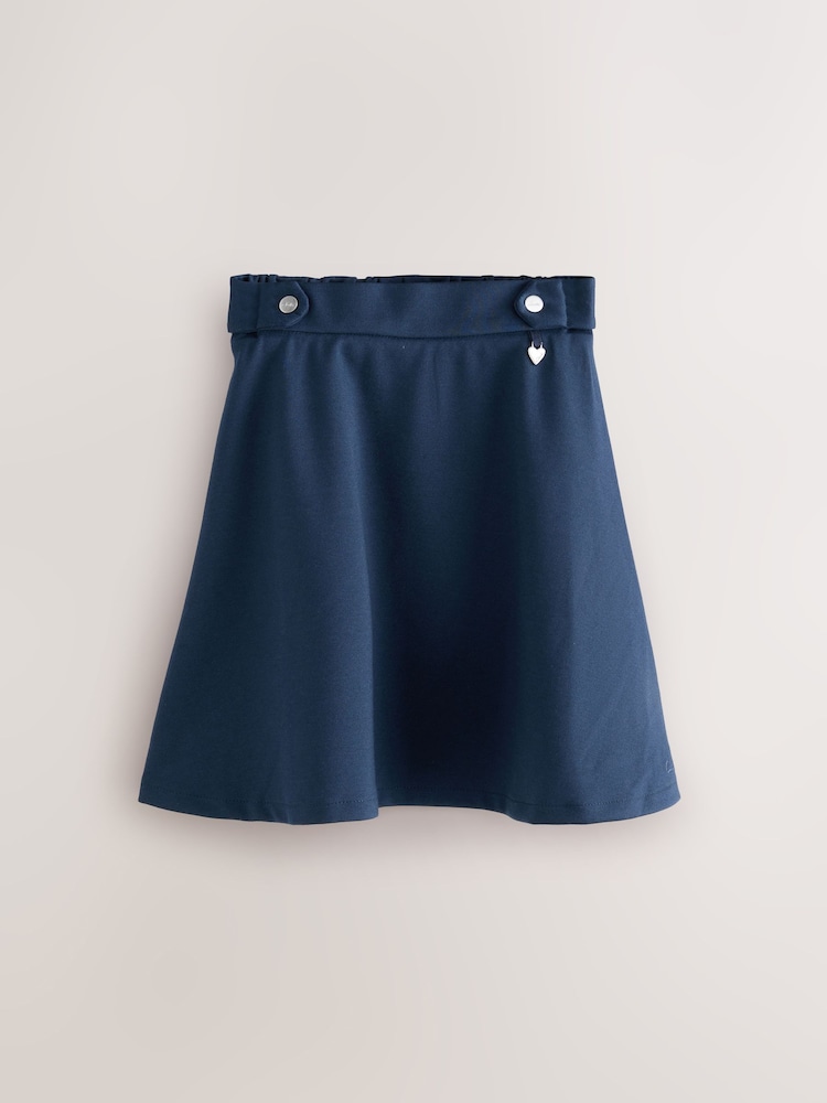 Clarks Navy Girls Pull-On Ponte Skater School Skirts 2 Pack - Image 2 of 5