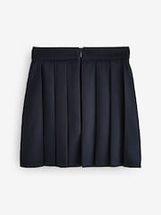 Clarks Navy Girls Pleated School Skirts 2 Pack - Image 3 of 9