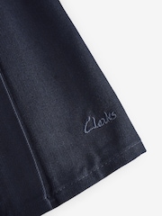 Clarks Navy Girls Pleated School Skirts 2 Pack - Image 5 of 9