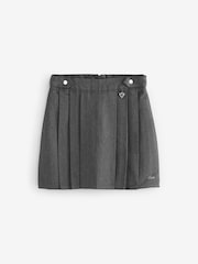 Clarks Grey Girls Pleated School Skirts 2 Pack - Image 2 of 6