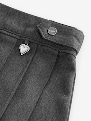Clarks Grey Girls Pleated School Skirts 2 Pack - Image 4 of 6