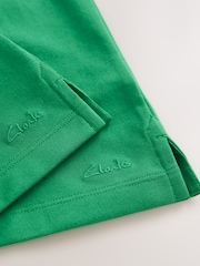Clarks Green Boys Short Sleeve School Polo Shirts 2 Pack - Image 8 of 8