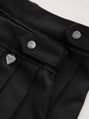 Clarks Black Girls Pleated School Skirts 2 Pack - Image 5 of 6