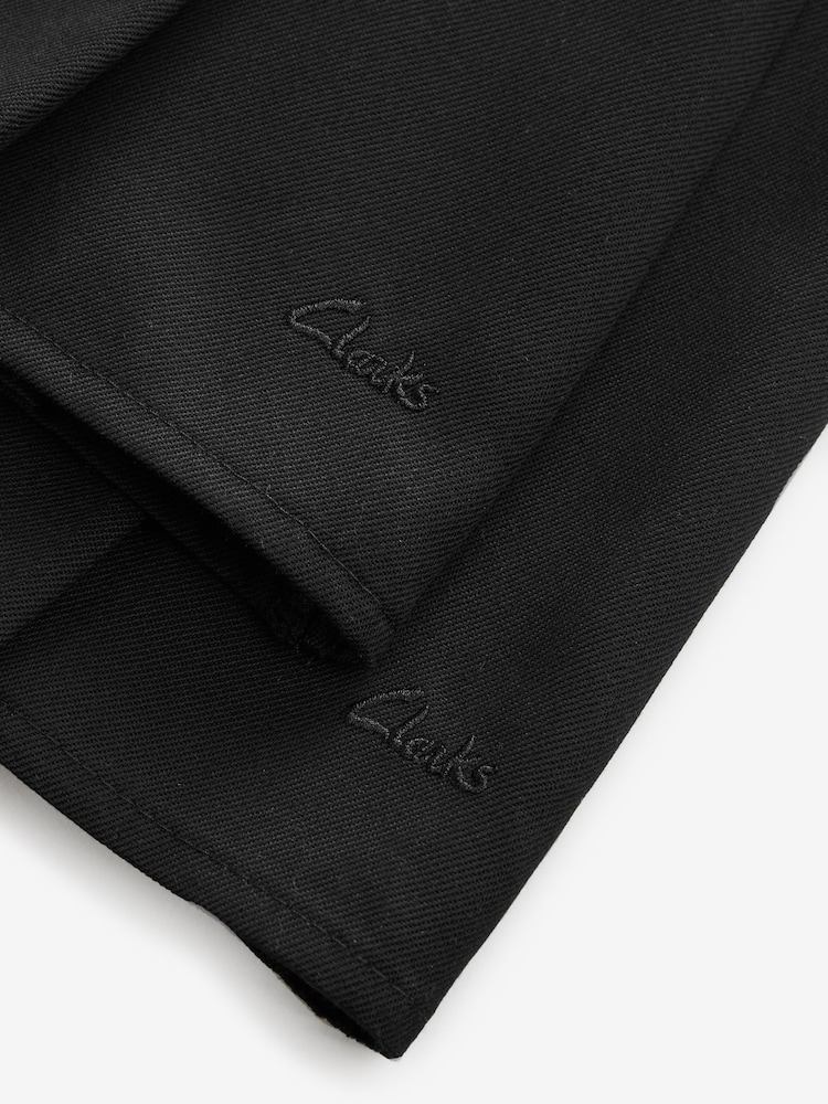 Clarks Black Girls Pleated School Skirts 2 Pack - Image 6 of 6