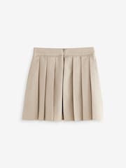 Clarks Stone Girls Pleated School Skirt - Image 2 of 5
