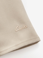 Clarks Stone Girls Pleated School Skirt - Image 4 of 5