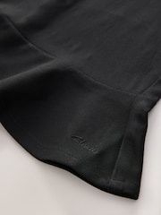 Clarks Black Girls Peplum Woven School Skirt - Image 9 of 10
