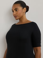Lauren Ralph Lauren Munzie Stretch Jersey Midi Dress - Image 2 of 5