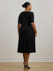Lauren Ralph Lauren Munzie Stretch Jersey Midi Dress - Image 3 of 5