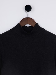 Lakeland Clothing Black Stacey Mock Neck Top - Image 2 of 3