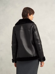 Hobbs Black Ali Biker Jacket - Image 2 of 4